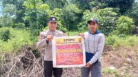 Aktif Cegah Karhutla Polsek Menjalin Sosialisasi dan Himbauan Langsung kepada Masyarakat