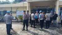 Kasi Propam Polres Ketapang Laksanakan Pemeriksaan Sikap Tampang anggota di Polsek Muara Pawan