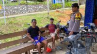 Bhabinkamtibmas Polsek Sokan Sambangi Masyarakat Dan Sampaikan Pesan Kamtibmas