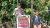 Cegah Karhutla Polsek Menjalin Laksanakan Himbauan Kepada Masyarakat Tentang Bahayanya Membakar Hutan