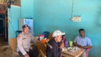 Unit Binmas Polsek Meranti Sambangi Warganya Sampaikan Himbauan Kamtibmas