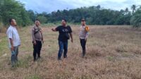 Kapolsek Mempawah Hulu Tinjau Langsung Kesiapan Lahan Percontohan Poktan Rajawali