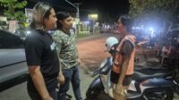 Pantau Keramaian Kota Ketapang Di Malam Akhir Pekan, Tim Satgas Anti Premanisme Polres Ketapang Pastikan Kota Ketapang Bersih Dari Kejahatan Jalanan Dan Premanisme