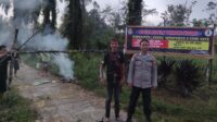 Polsek Menjalin Hadiri Kegiatan Adat Pemasangan Balala Tutup Saka