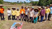 POLSEK MERANTI LANJUTKAN TANAM JAGUNG DI LAHAN PERCONTOHAN