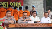 Kapolres Melawi Pimpin Konferensi Pers dan Ajak media Jaga Melawi Kondusif 