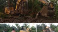 Masyarakat Dusun Rawa Karya Ucapkan Terima Kasih Kepada Bapak Joni Atas Bantuan Alat Excavator Untuk Pembangunan Surau
