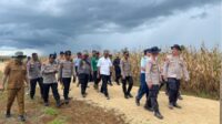 Wakapolda Kalbar dan PJU Melakukan Pengecekan Lokasi Panen Raya Jagung Kuartal II