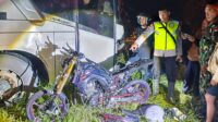 Kecelakaan Bus Penumpang Dengan Sepeda Motor Di Kecamatan Nanga Tayap, Satu Warga Meninggal Dunia Di Tempat