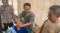 Polsek Mempawah Hulu lakukan pembuatan pupuk MIGO (Mikroba Indotani).