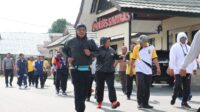 Polres Sambas Gelar Kegiatan Program Over Weight untuk Tingkatkan Kesehatan Personel