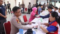 PMI Apresiasi Donor Darah Polres Sekadau, Dalam Rangka Hari Bhayangkara ke-79