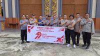 Semarak Hari Bhayangkara ke-79, Polsek Sengah Temila Gelar Bakti Religi di Gereja Santo Yohanes Pemandi Pahauman