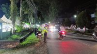 Polsek Ngabang Laksanakan Pengamanan Kegiatan Pasar Malam Permainan Anak-Anak
