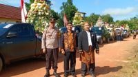 Kapolsek Jelai Hulu Pimpin Pengamanan dan Pengawalan Pawai Budaya Gerebek Suro Sedekah Bumi 2025