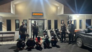 Patroli Enggang Polresta Pontianak Amankan 5 Bocah Ugal-ugalan yang Diduga Akan Tawuran
