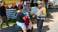 Hari Kedua Operasi Patuh Kapuas 2025, Polres Landak Tegur dan Tilang Pelanggar Lalu Lintas