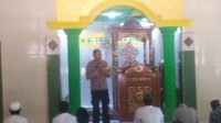 Kapolsek Sebangki Sampaikan Himbauan Kamtibmas dan Antisipasi Karhutla di Masjid Uswatun Hasanah
