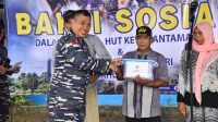 Lantamal XII Tebar Kepedulian Lewat Bakti Sosial dan Bakti Kesehatan; Peringati HUT Ke-10 Lantamal XII dan HUT Ke-79 Jalasenastri