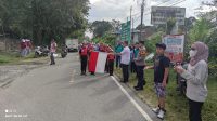 Pengamanan Gerak Jalan HUT ke-80 Kemerdekaan RI di Kecamatan Menjalin Berlangsung Aman dan Lancar