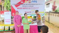 Polsek Menjalin Gelar Gerakan Pangan Murah Bersama Bulog
