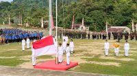 Semarak HUT ke-80 RI di Perbatasan, Upacara Merah Putih Digelar Khidmat di PLBN Entikong