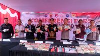 Polda Kalbar Ungkap 77 Kasus Narkoba, 86,189 Kg Sabu dan 54,801 Ribu Butir Ekstasi Dimusnahkan