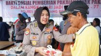 Semarak Polwan di Perbatasan, Polwan Polda Kalbar dan Polres Bengkayang Gelar Gerakan Pangan Murah & Bakti Sosial Sambut Hari Jadi Polwan ke-77