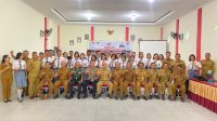 Kapolsek Sengah Temila Hadiri Rapat Pembubaran Panitia dan Penyerahan Sertifikat Paskibra HUT RI ke-80