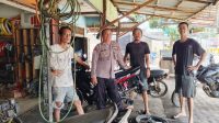 Polsek Sengah Temila Pererat Sinergi, Polisi Sambangi Bengkel dan Sapa Warga