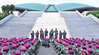 Danpasmar 1 Dampingi Kasal Tinjau Prajurit Pasmar 1 Saat Amankan Gedung DPR/MPR RI