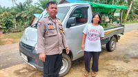 Patroli Siang Polsek Sebangki, Polisi Ajak Warga Ngobrol Santai Soal Kamtibmas