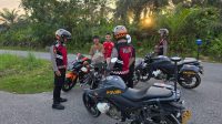 Cegah Aksi Balap Liar, Satsamapta Polres Landak Sisir Jalan Sekitar GOR Patih Gumantar