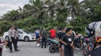 Kasat Lantas Polres Landak Pimpin Patroli, Bubarkan Balapan Liar yang Meresahkan