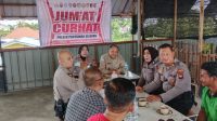 Polsek Pontianak Selatan Gelar Jum’at Curhat Bersama Warga Kotabaru