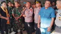 Kapolres Melawi Pimpin Langsung Pengamanan Aksi Damai Ormas Sabang Merah Borneo