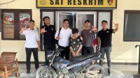 Tim Jatanras Satreskrim Polres Landak Tangkap Pelaku Curanmor di Desa Munggu, Satu Rekan Pelaku Masih Buron
