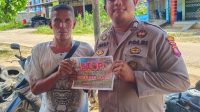Bhabinkamtibmas Berikan Sosialisasi Tentang Bahaya Kebakaran Hutan Dan Lahan Kepada Warga