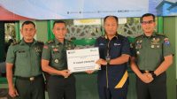 Kodam XII/Tpr Terima Bantuan Dari PT Asabri (Persero) Untuk Perehaban Kubah Masjid Nurul Ikhlas