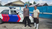 Cegah Aksi Kejahatan, Polsek Mandor Gencarkan Patroli Dengan Menggunakan Mobil Dinas di Wilayah Rawan Pencurian