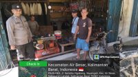Dekat dengan Masyarakat, Polsek Air Besar Laksanakan Silaturahmi Kamtibmas