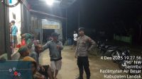 Patroli Malam Polsek Air Besar: Mencegah Sebelum Kejahatan Terjadi