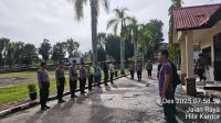 Pamapta II Berikan Arahan Saat Serah Terima Piket Penjagaan