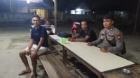 Polsek Mempawah Hulu Subsektor Sompak Tingkatkan Patroli Kamtibmas Di Malam Hari