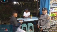 Temui Warga Dalam Patroli malam, Polisi Berikan Himbauan Keamanan