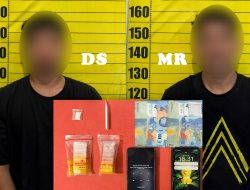 Bongkar Peredaran Sabu di Balai Karangan, Polsek Sekayam Amankan Dua Pemuda