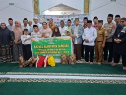Safari Ramadhan 1447 H di Parindu, Pemkab dan Ormas Islam Sanggau Santuni 90 Warga Kurang Mampu