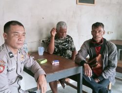 Humanis dan Dekat, Polisi Sengah Temila Berdialog dengan Warga Saat Patroli