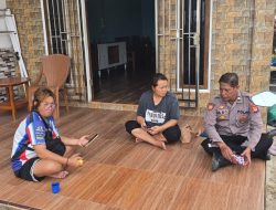 Patroli Sambil Menyapa, Polisi Mandor Ingatkan Warga Tetap Waspada