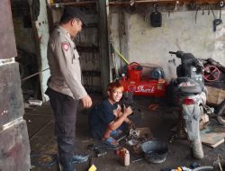 Patroli Kamtibmas Polsek Kuala Behe Antisipasi Tindakan Kriminalitas